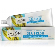 Укрепляющая зубная паста, вкус мяты, 170 г Jason Natural, Sea Fresh