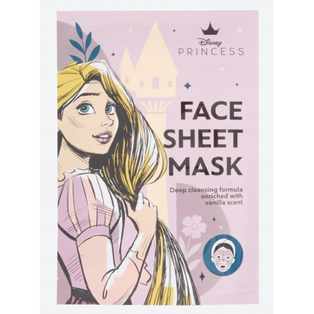 Disney Princess Face Sheet Mask Deep Cleansing with Vanilla Scent - тканинна маска для глибокого очищення з ароматом ванілі