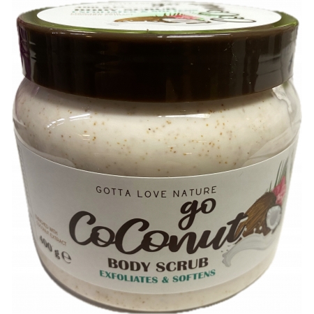Скраб для тіла Gotta Love Nature Go Coconut 400 мл - тропічне відлущування та зволоження