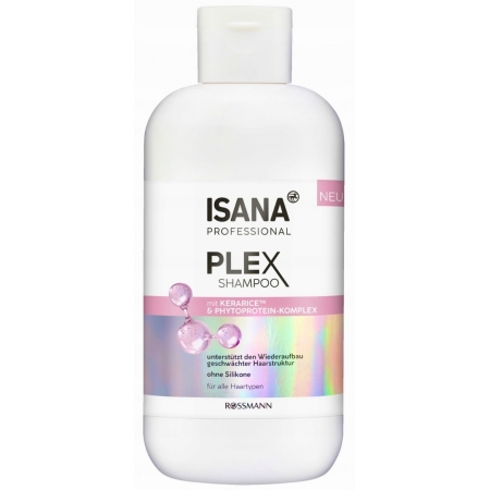 ISANA Professional Plex Шампунь відновлюючий для волосся 250мл ISANA Professional Plex Шампунь відновлюючий для волосся 250мл