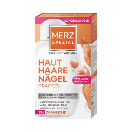 Merz Spezial Dragees 134 шт - Вітаміни для шкіри, волосся та нігтів​