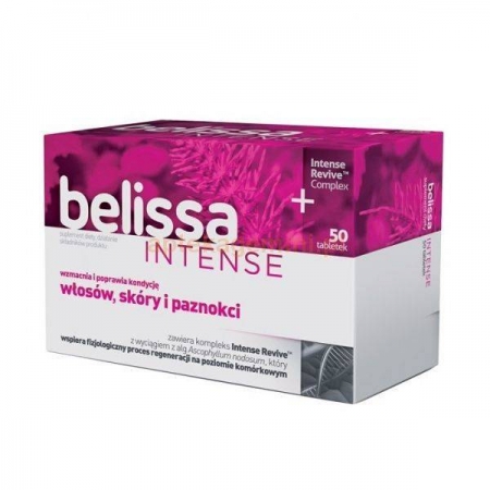  Belissa Intense 50шт Вітаміни для волосся, шкіри, нігтів Польща