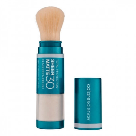 Colorescience Сонцезахисна мінеральна матова пудра з пензлем SPF 30 Sunforgettable Total Protection Sheer Matte SPF 30