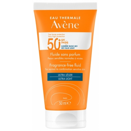 Avene Fluid sans parfum SPF 50+ Солнцезахисний флюїд без ароматизаторів