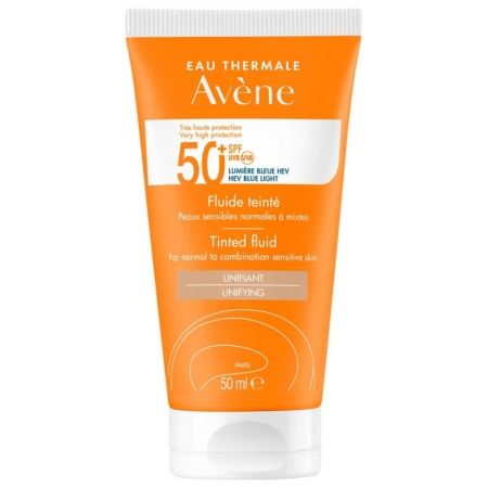 Сонцезахисний тональний флюїд Avene unifying Tinted Fluid SPF 50+
