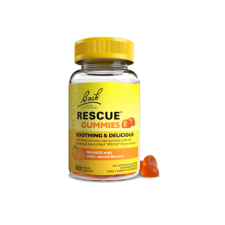 RESCUE Gummies Bach - натуральний заспокійливий засіб жувальні цукерки зі смаком апельсину
