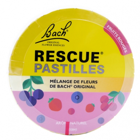 Bach Rescue Pastilles Fruits Rouges Пастилки від стресу зі смаком лісових ягід