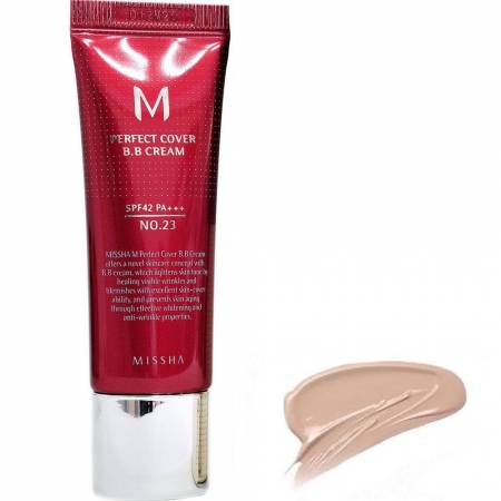 Missha M Perfect Cover BB Cream SPF42  Універсальний вв крем 20мл