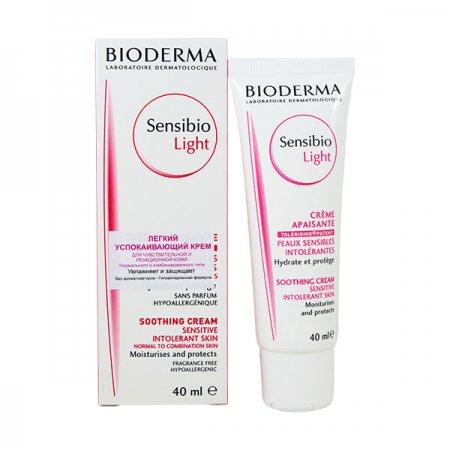  Bioderma Sensibio Light Soothing Cream -  легкий крем для лица 40мл