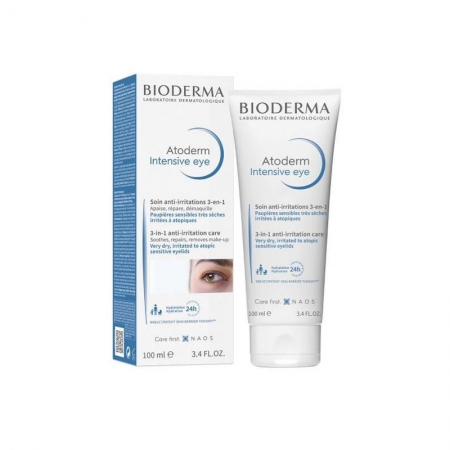 Bioderma Atoderm Intensive Eye 3 в 1 крем для шкіри довкола очей, 100 мл