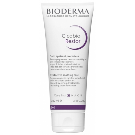 Bioderma Cicabio Restor Soin – заспокійливий і відновлюючий крем, 100 мл