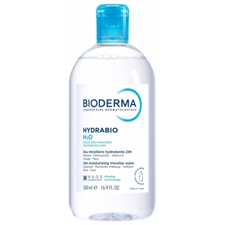 Зволожуюча міцелярна вода Bioderma Hydrabio H2O Micelle Solution 500 мл гідрабіо