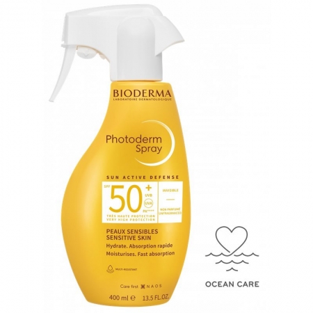 Сонцезахисний спрей для обличчя та тіла Bioderma Photoderm Max spf 50+ 300мл
