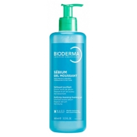 Bioderma Sebium Gel Moussant 400 мл - очищуючий гель для комбінованої та жирної шкіри 