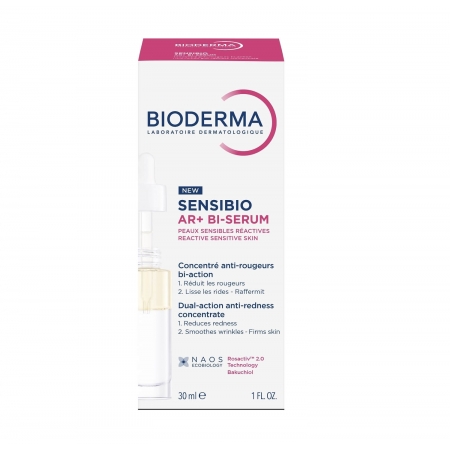 Bioderma Sensibio AR+ Bi-Serum Dual-Action Anti-Redness Concentrate 30 мл — концентрована сироватка для зменшення почервонінь та зміцнення шкіри