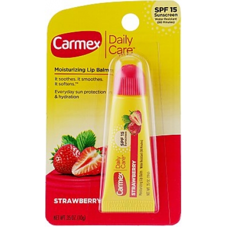 Бальзам для губ у тюбику "Полуниця" Carmex Lip Balm