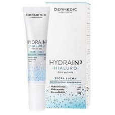 Крем под глаза Dermedic Hydrain 3 Hialuro Under-Eye cream с витамином Е 
