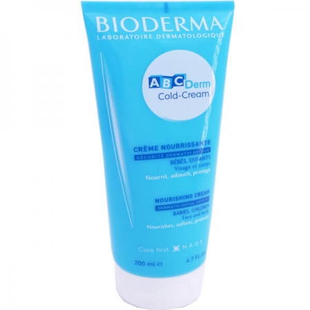 Bioderma ABCDerm Cold-Cream поживний крем для обличчя та тіла для дітей від народження 200 мл