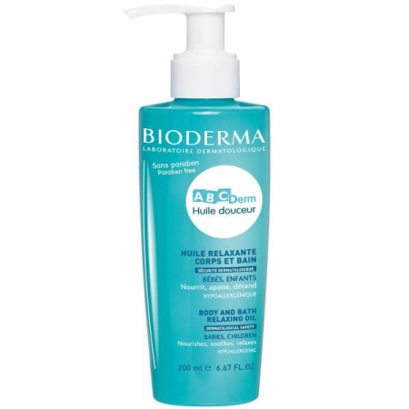 Bioderma ABCDerm Relax Oil Дитяча олійка для тіла або ванни Bioderma ABCDerm Relax Oil Дитяча олійка для тіла або ванни