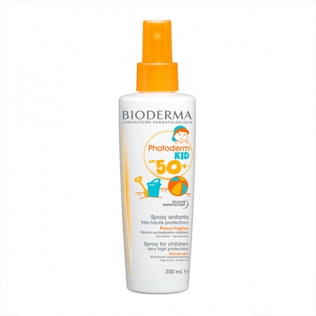 Детский солнцезащитный спрей для тела - Bioderma Photoderm Kid spf 50 sun body spray 
