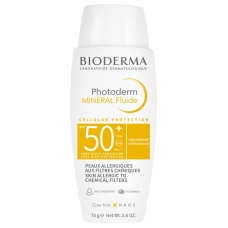 Bioderma Photoderm Mineral Fluid SPF50+  Мінеральний флюїд для алергічної шкіри 75г