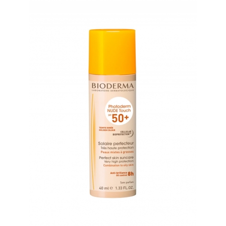 Віодерма Photoderm Nude Touch SPF 50 Natural Сонцезахисний тональний матуючий флюїд
