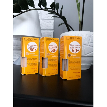 Вioderma Photoderm Nude Touch SPF 50 Сонцезахисний тональний матуючий флюїд