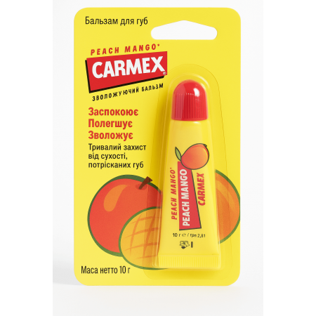 Бальзам для губ "Персик і манго" Carmex Lip Balm Peach & Mango Burst