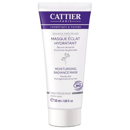 Зволожуюча маска для всіх типів шкіри Cattier Moisturizing Radiance Mask 50ml