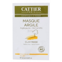 Маска із жовтою глиною для сухої шкіри Cattier Masque argile peaux seches 12,5мл