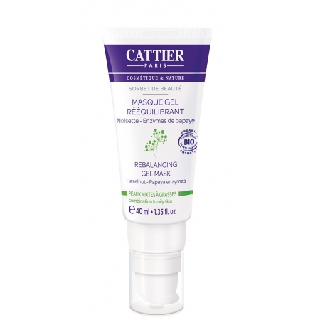 Зволожуюча маска Cattier Sorbet de Beaute Rebalancing Gel Mask 40ml