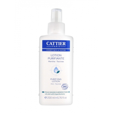Cattier Lotion Purifiante 200 ml – Лосьйон для комбінованої та жирної шкіри ( пошкоджена пляшка )