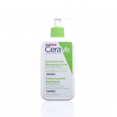 CeraVe Зволожуючий крем-гель для очищення з церамідами для нормальної та сухої шкіри обличчя та тіла 236 мл