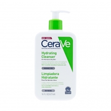 CeraVe Зволожуючий крем-гель для очищення з церамідами для нормальної та сухої шкіри обличчя та тіла 473 мл