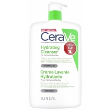 CeraVe Зволожуючий крем-гель для очищення з церамідами для нормальної та сухої шкіри обличчя та тіла 473 л