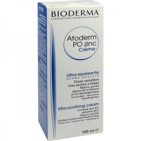 Bioderma Atoderm PO Zinc Intense Soothing Care Крем для сухой кожи 100мл