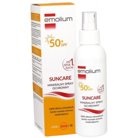  Emolium Suncare Мінеральний сонцезахисний спрей 100 мл підходить при атопічному дерматиті
