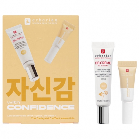 Набір Erborian With Confidence Baby Skin Essentials Nude (BB Cream SPF20 + Super BB Concealer SPF25)
