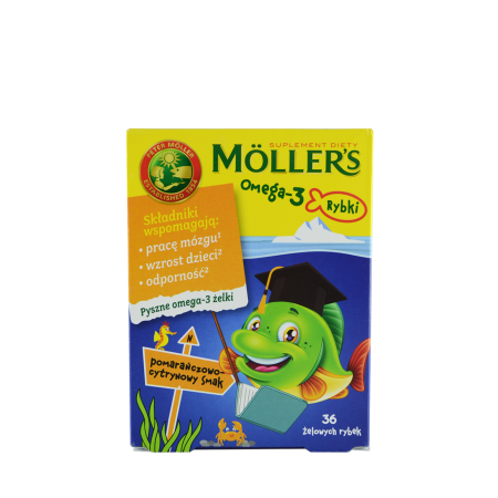 Mollers Omega-3 рибки, смак цитрус 36 шт