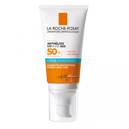 Сонцезахисний крем La Roche-Posay Anthelios UVMune 400 SPF50+ Hydrating Cream, 50 мл (без парфумерних віддушок)