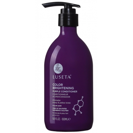 Luseta Color Brightening Purple Conditioner 500 ml Кондиціонер  для усунення жовтих і рудих відтінків