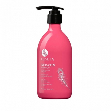 LUSETA Keratin Shampoo 500 ml Відновлюючий шампунь з кератином