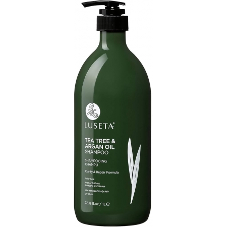 Шампунь відновлюючий від лупи 1000 мл, Luseta Beauty Tea Tree & Argan Oil Shampoo