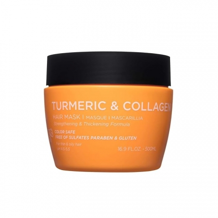 Luseta Beauty Turmeric & Collagen Hair Mask, Маска для волосся зміцнююча для росту, 500 мл