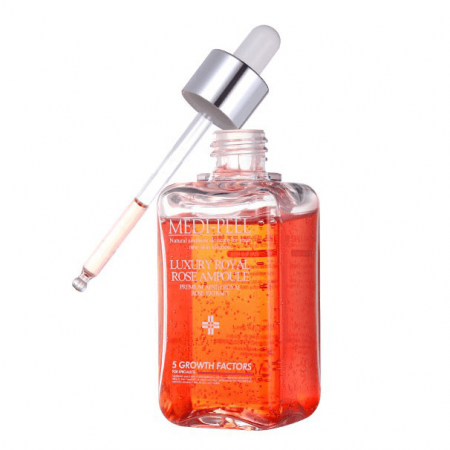 Ампульная сироватка для обличчя Medi Peel Luxury Royal Rose Ampoule з екстрактом троянди, 100 мл Ампульная сироватка для обличчя Medi Peel Luxury Royal Rose Ampoule з екстрактом троянди, 100 мл