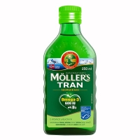 Mollers Tran Omega 3- Рыбий жир ( яблоко ) 250 мл
