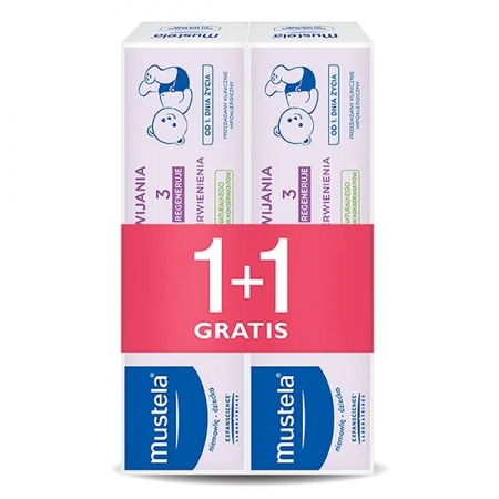 Акційний набір Mustela Bebe - Крем для зміни пелюшок 2х100 мл Акційний набір Mustela Bebe - Крем для зміни пелюшок 2х100 мл