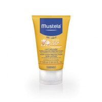 Mustela Bébé водостійке молочко для засмаги з народження SPF 50+  100мл