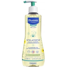 Mustela Stelatopia Bébé Dry Skin очищуюча олійка для дітей від народження 500 мл