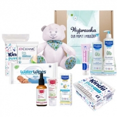 Baby Box Mustela набір для мами та малюка + додатково ведмедик в подарунок